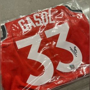 Authentic, SIGNED Marc Gasol jersey from the Toronto Raptors Championship season